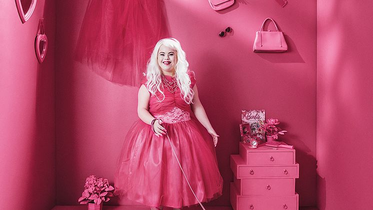 Porträttet Barbie från utställningen Ikoner. Fotograf: Emma Svensson.