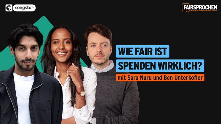 congstar FAIRsprochen – mit Founderin & Model Sara Nuru und Unternehmer Ben Unterkofler