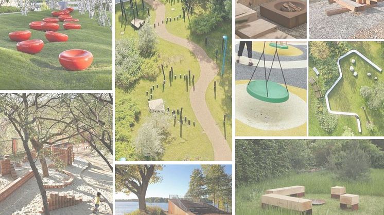 Illustration ur gestaltningsprogram för Östra strand, framtaget i samband med detaljplanen för del av fastigheten Gärahov 2:1