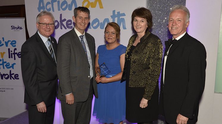 Local stroke survivor wins Volunteer of the Year at Northern Ireland Life After Stroke Awards