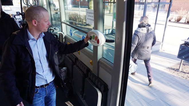 Transdev satsar på kundfeedback direkt i bussarna