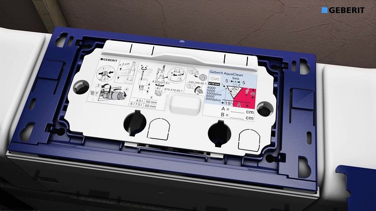 Installationsfilm - spolknapp Geberit Omega10/01 remote