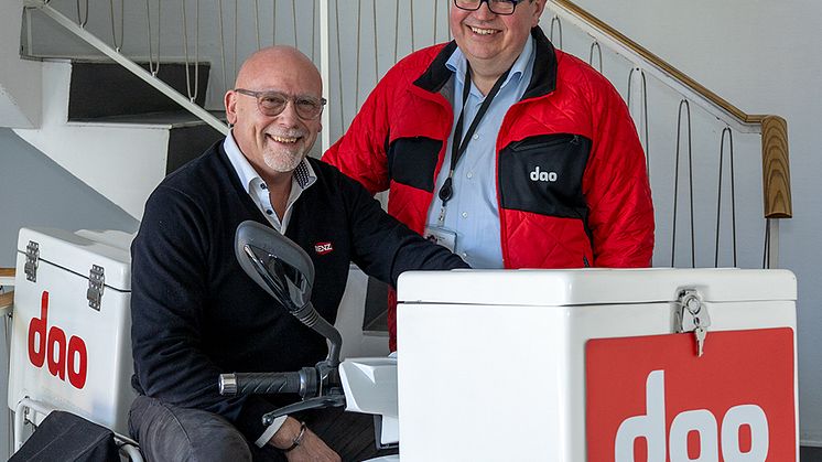 Hans Peter Nissen, administrerende direktør, dao og Kenneth Steinmetz, administrerende direktør, Renz A/S