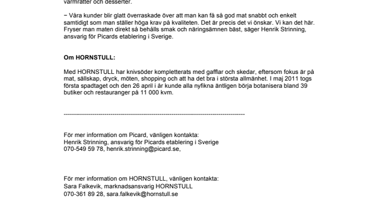 Nytt franskt i HORNSTULL – 100% fryst