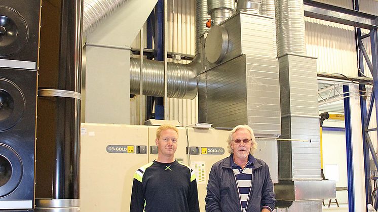 ​Hälsosam och ekonomisk ventilation installerad hos Sitab i Sandviken