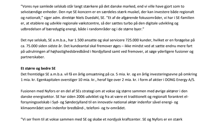 En ny, stærk energikoncern er født