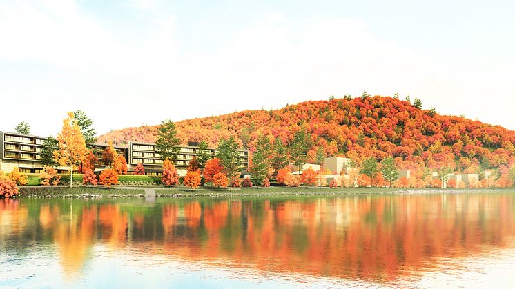 Elevation rendering of The Ritz-Carlton, Nikko