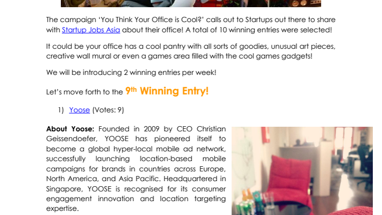You Think Your Office is Cool - Yoose