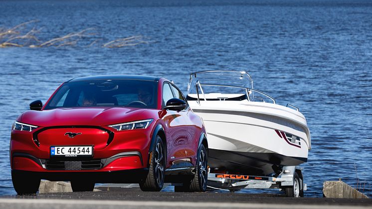 Ford Mustang Mach-E økt tilhengervekt 2022