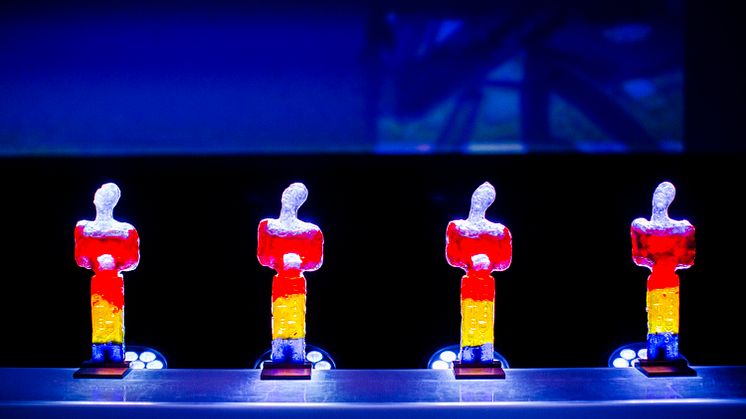 Die  „Oscars" des FilmFestivals Cottbus: Hier wird die „LUBINA" verliehen. Foto: FFC Bröcker.