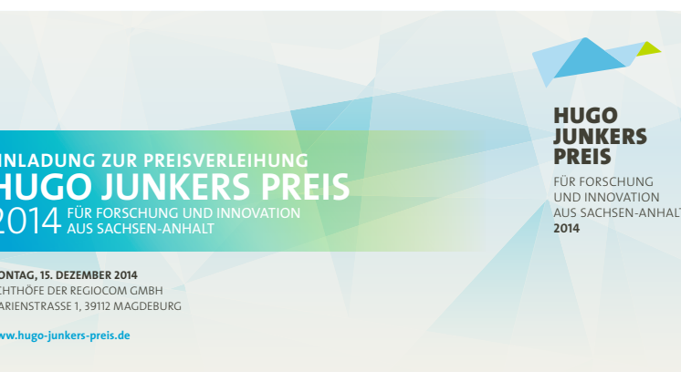 Einladung zur Preisverleihung 
