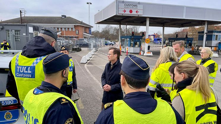 Ulf Kristersson i Trelleborgs Hamn