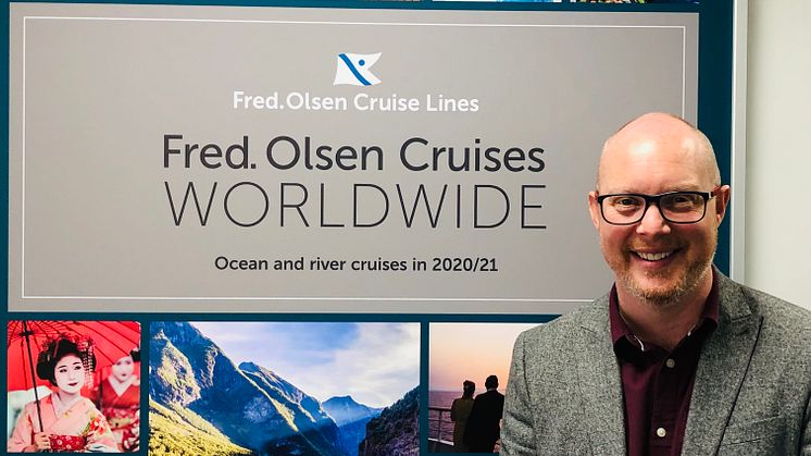 Geoff Ridgeon confirmed as Fred. Olsen Cruise Lines' new Head of Sales