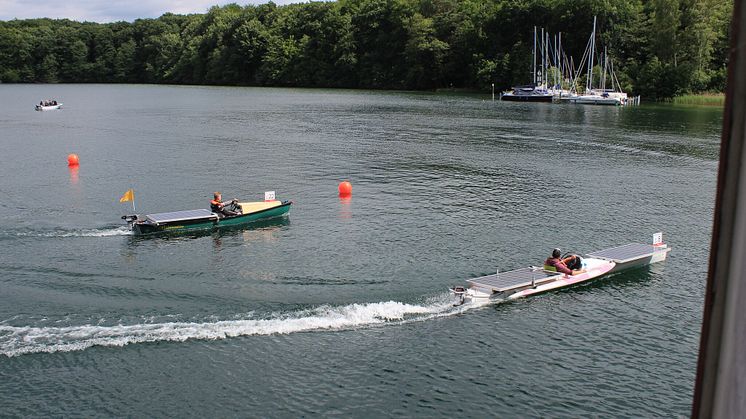 Solarboot-Regatta auf dem Werbellinsee