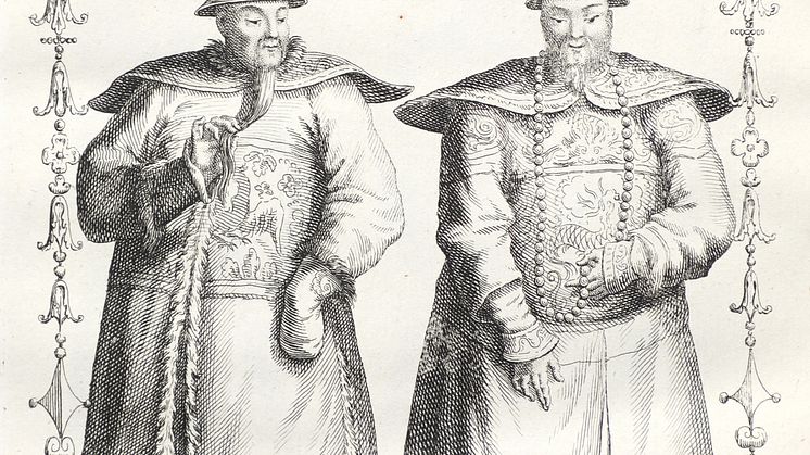 Jean-Baptiste Du Halde- Description geographique, historique, chronologique, [...] de la Chine [...]. 4 vols. Rigt illustreret.