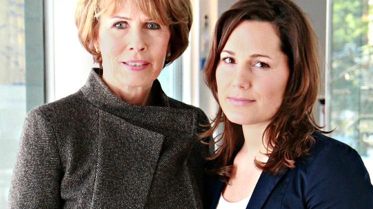 Gemeinsam gegen familiären Darmkrebs: Christa Maar und Janina Nottensteiner