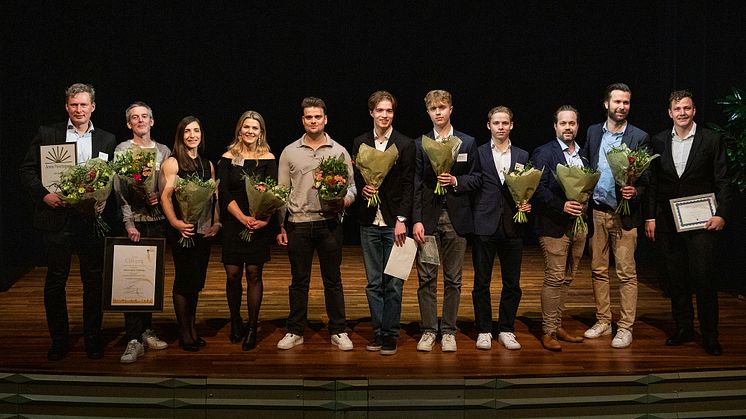 Härryda kommuns vassaste företagare 2023 uppmärksammades på Näringslivskvällen. Foto: Anna Sigvardsson Högborg.