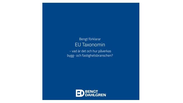 Ny folder och verktyg för efterlevnad av EU Taxonomin