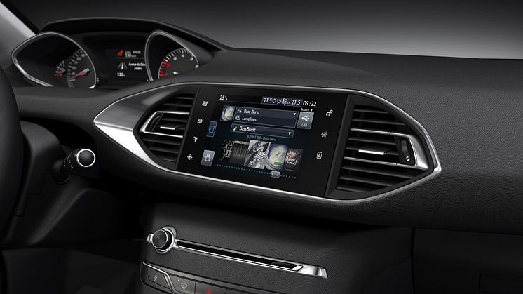 Nya Peugeot 308 med sin innovativa interiör
