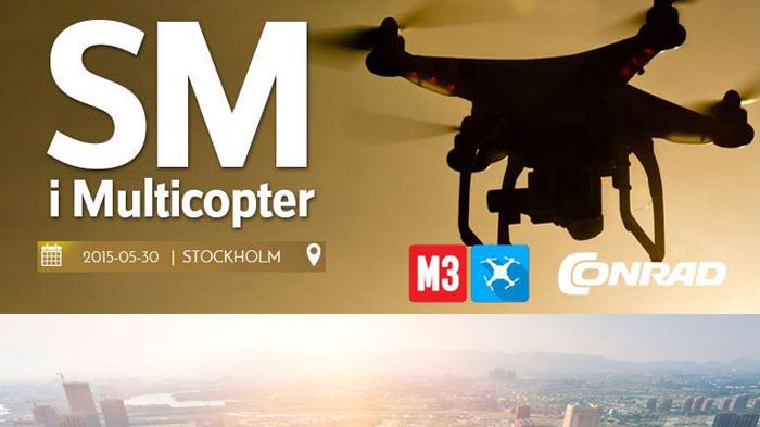 Conrad.se är stolt sponsor av SM i Multikopter