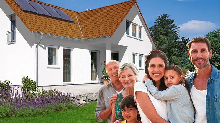 Die ganze Familie unter einem Dach