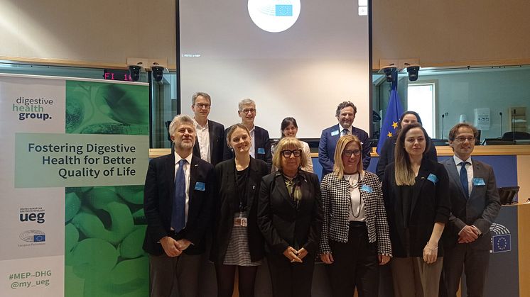 EU parliament event - urgent need to reduce the burden of digestive diseases across Europe