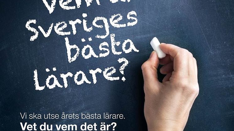 Vem är Sveriges bästa lärare 2013? 