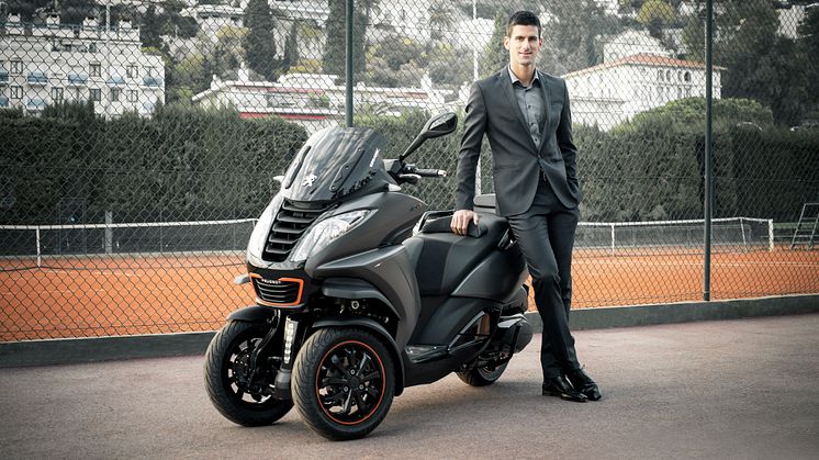 Novak Djokovic ny ambassadör för Peugeot