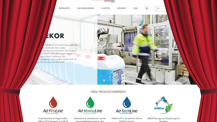 Ny hemsida - www.aromdekor.se
