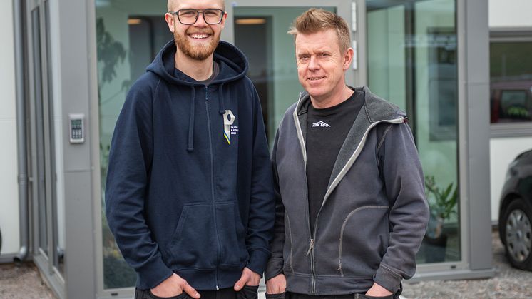 Loke Bodén (tv) och Mattias Nordlund (th)