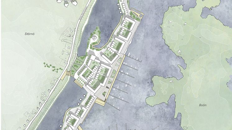 Illustrationsplan Stärnö Sjöstad