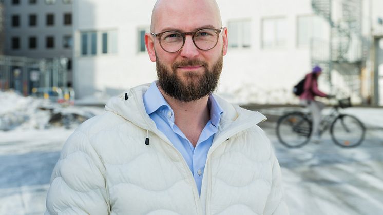 Fredrik Wirenblad, ny verksamhetschef för fastighet i Region Västerbotten, foto: Klas Sjöberg