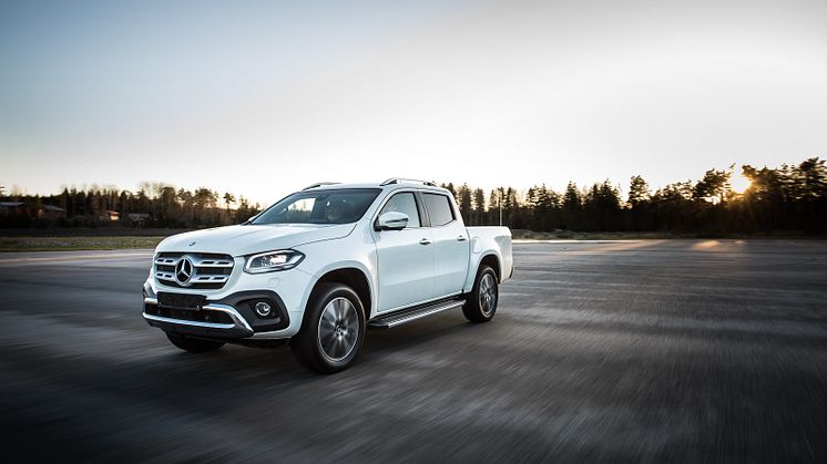 Mercedes X-Klass får fem stjärnor i Euro NCAP