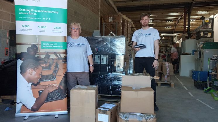 GTR donate computers to The Turing Trust