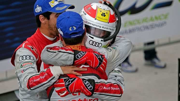 Lucas di Grassi, Loïc Duval, Tom Kristensen