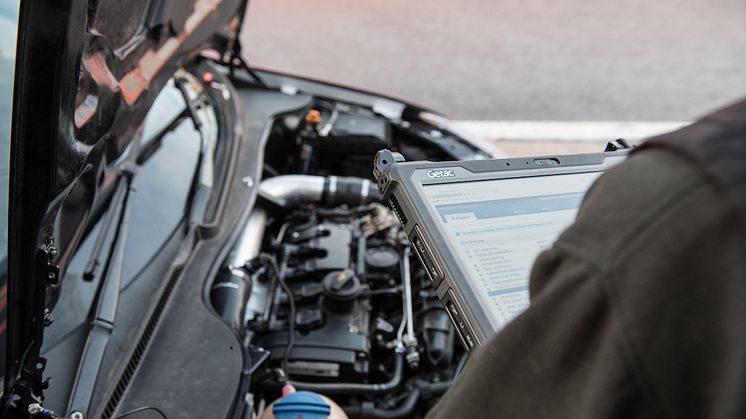 Notebooks und Tablets von Getac: Modernste Technologie für die Automobil-Industrie, ob in Produktion oder Werkstatt     Bild: Getac
