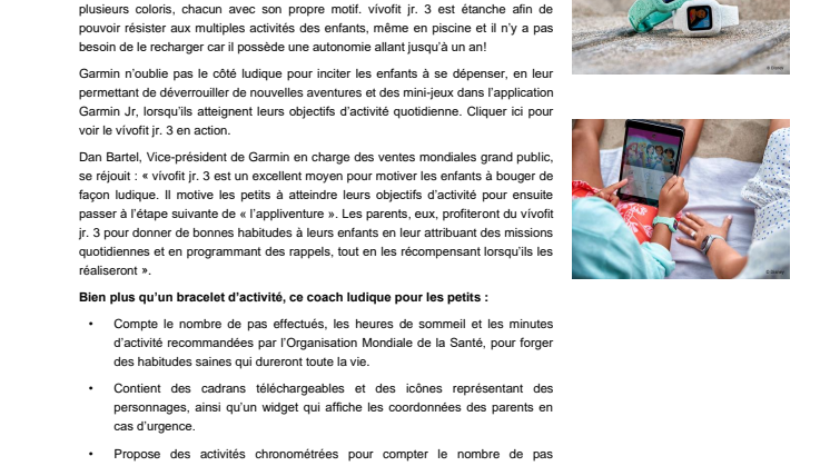 CP Garmin vívofit jr. 3