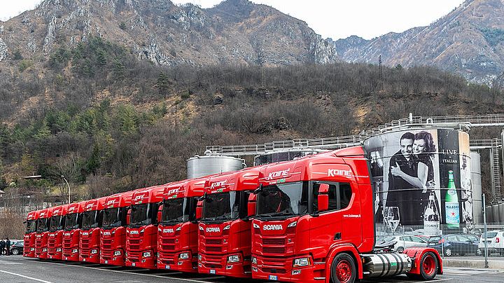 San Pellegrino: Umweltschonende Lieferkette dank LNG-LKW