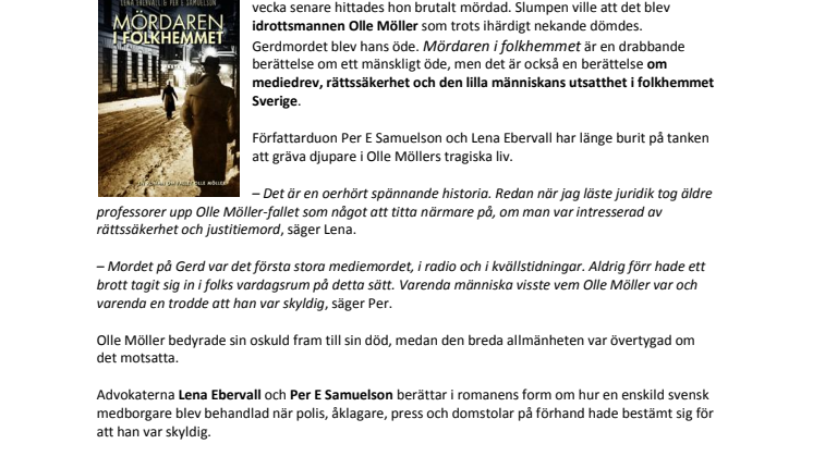 Sanningen om mördaren Olle Möller