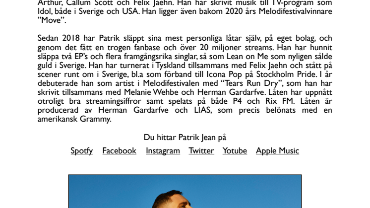 Patrik Jean - biografi