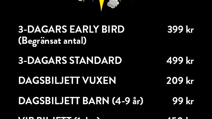 Biljetter till Comic Con Stockholm