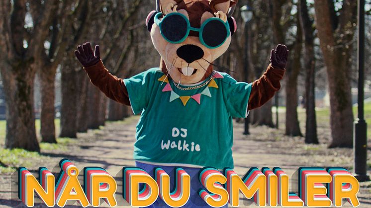 DJ Walkie har også spilt inn musikkvideo til «Når du smiler» i Frognerparken. 