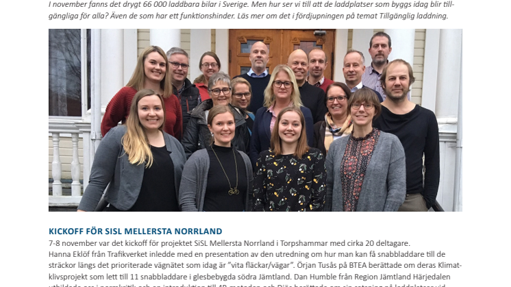 Stolpe in för Stad och Land Mellersta Norrland, nyhetsbrev 1, januari 2019