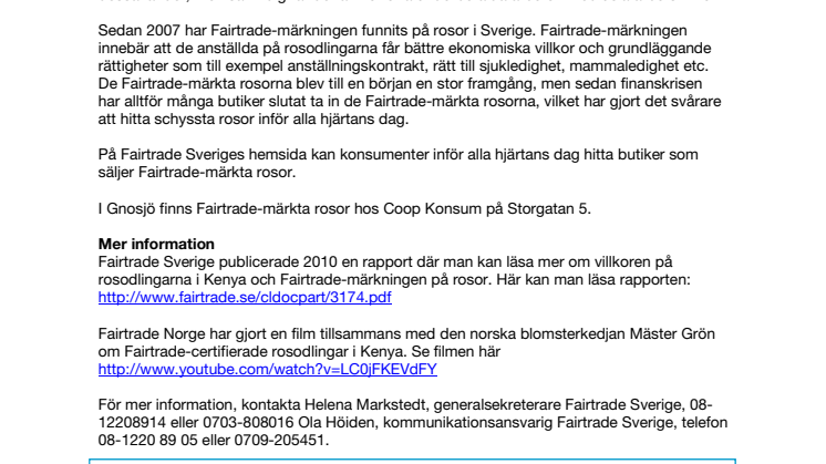 Här hittar du schyssta rosor i Gnosjö inför alla hjärtans dag
