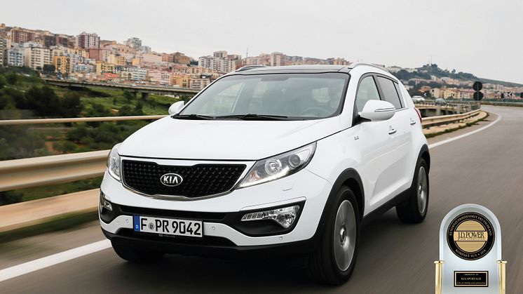 Kia Sportage vinnare i J.D. Powers VOSS nöjdhetsundersökning