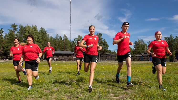 Undersökningen visar att dubbelt så många som tränar mer än fyra timmar i veckan gör det för att det är kul än de som tränar en till tre timmar i veckan. Foto: Jeff Thorén