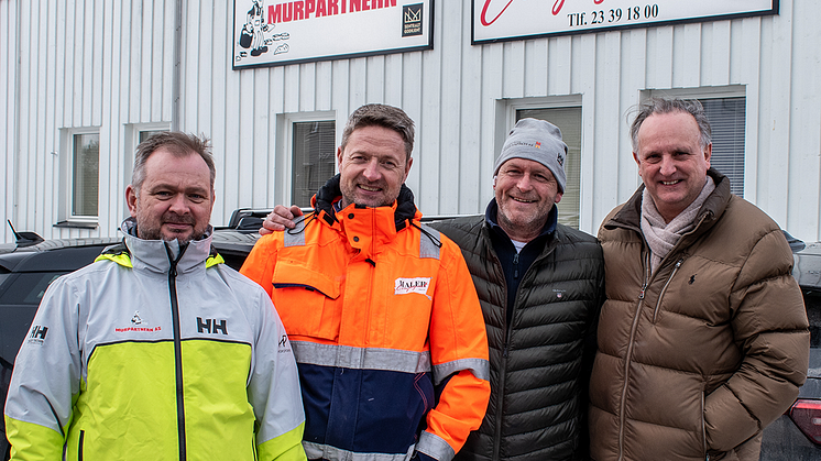 Magne Helander, Vidar Stavdal, Trond Berger och Tom Rindal.