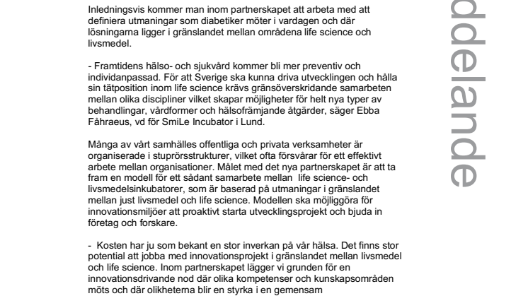 Inkubatorer i tvärsektoriellt samarbete kring hälsoutmaningar 