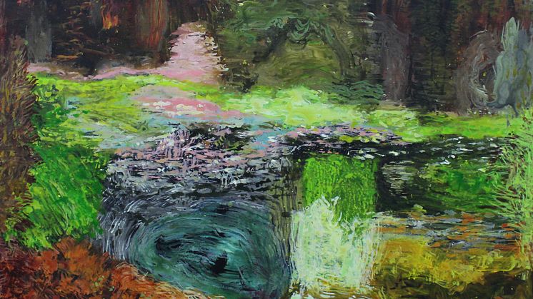 Jan-Olof Bengtsson, Dit ingen tog sig (2019), 84 x 100 cm