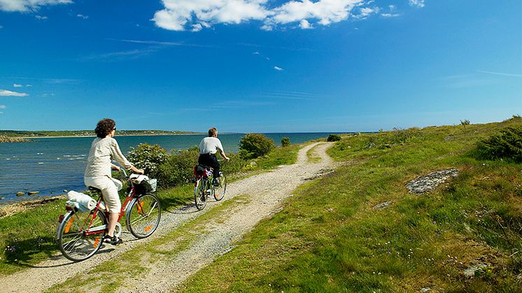 I Halmstad tar du dig lätt runt med cykel. Foto: Patrik Leonardsson